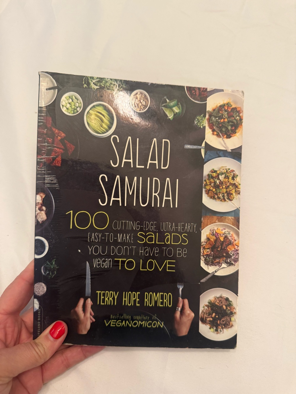 Salad Samurai Cookbook — Black Cover by